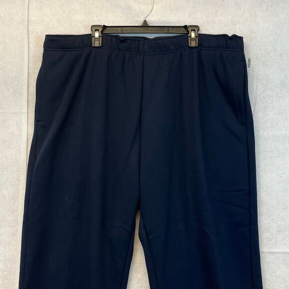 NWT XERSION Men’s Fleece Sweatpants 4XL Navy Blue Open Bottom Super Soft Pockets - Picture 3 of 14